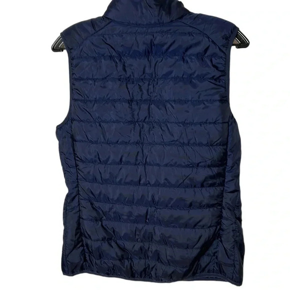 Pearly Vine puffer vest ,women Small.Blue,pink straight ribbon,tassel,Maggie May - Picture 4 of 16